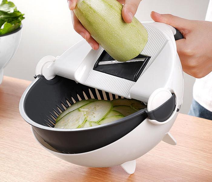 WET BASKET JA168 VEGETABLE CUTTER - White - Zoom Image 2