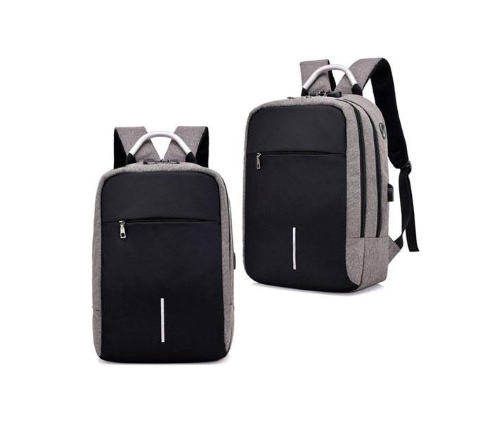 Unisex Anti-theft Backpacks USB Charging Travel Large Capacity Laptop Backpack - Dark Grey - Zoom Image 2