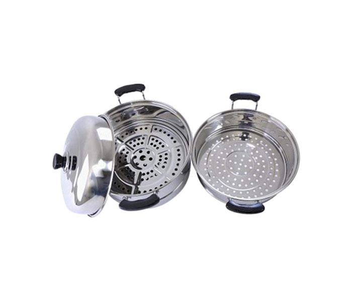 Double Layer Stainless Steel Steam Pot - Zoom Image 2