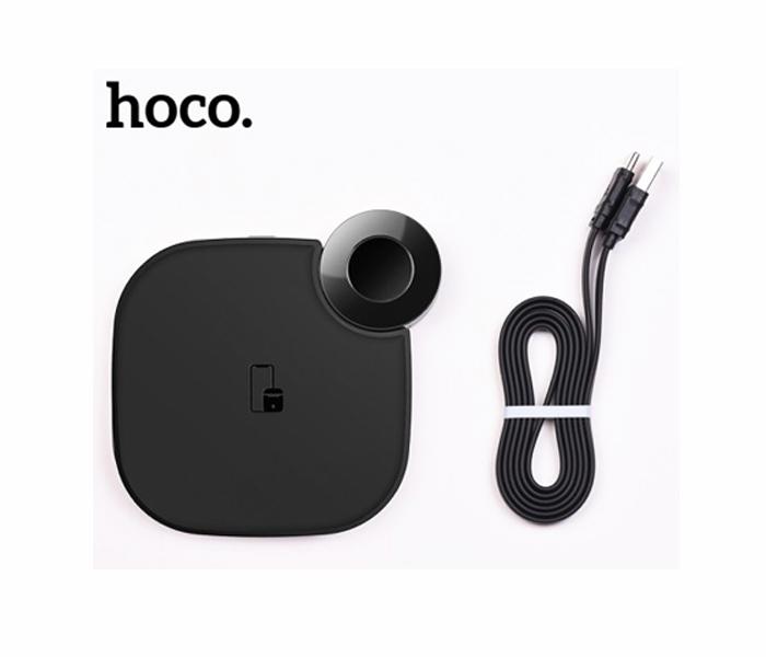 HOCO Wireless charger S5 Rich power 2-in-1 charging dock - Black - Zoom Image 1