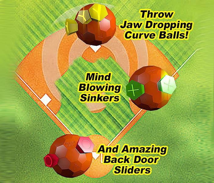 Swerve Ball, Throw Like A Pro - Orange - Zoom Image 3