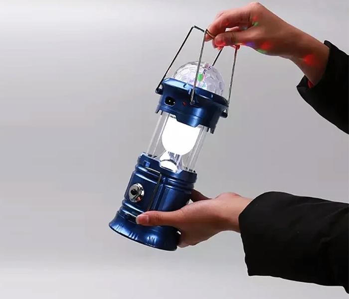 3 in 1 Magic Light - Emergency Light + Camping Lantern + 3 Colour LED, HL-5802 - Blue - Zoom Image