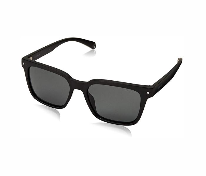 Polaroid Rectangle Sunglasses PLD 6044/S 807 52M9 For Unisex Black With Grey Polar Lens - Zoom Image 2