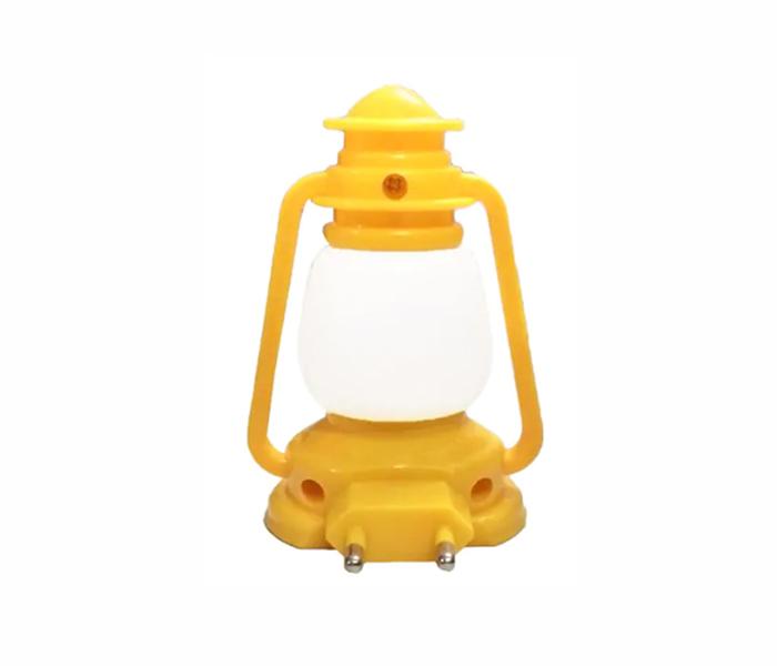 Lamp Shape LED Night Light Plug-in Switch -Yellow- Kids Room Home Decor Energy Saving - Yellow - Zoom Image 3