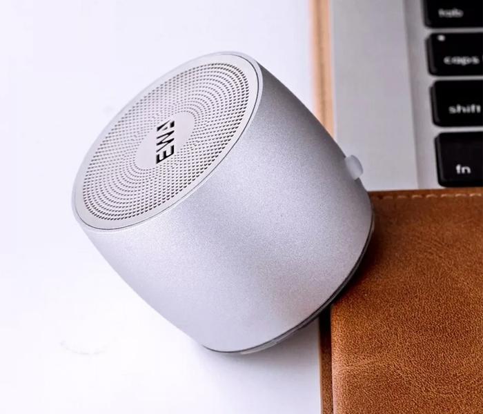 Super Quality EWA A103 Portable Wireless Bluetooth Small Metal Speaker For Mobile Phone/PC/Tablets - Grey - Zoom Image 2