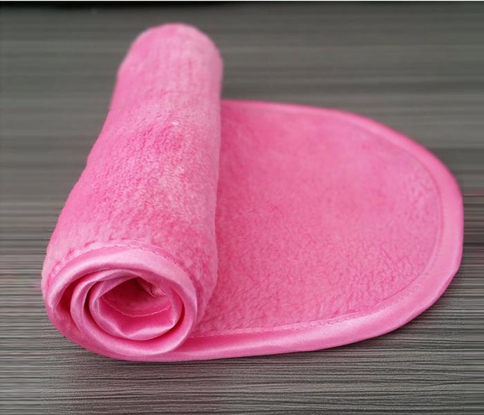 Makeup Remover Towel Natural Micro Fabric Reused Cleaning Face Towel - Pink - Zoom Image 2