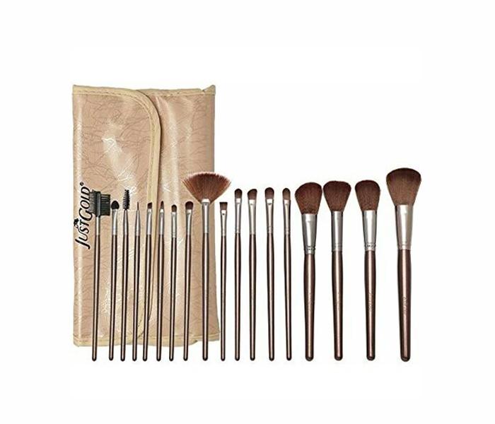 Just Gold 18 Pieces Brush Set, JG-9257 - Beige - Zoom Image 2