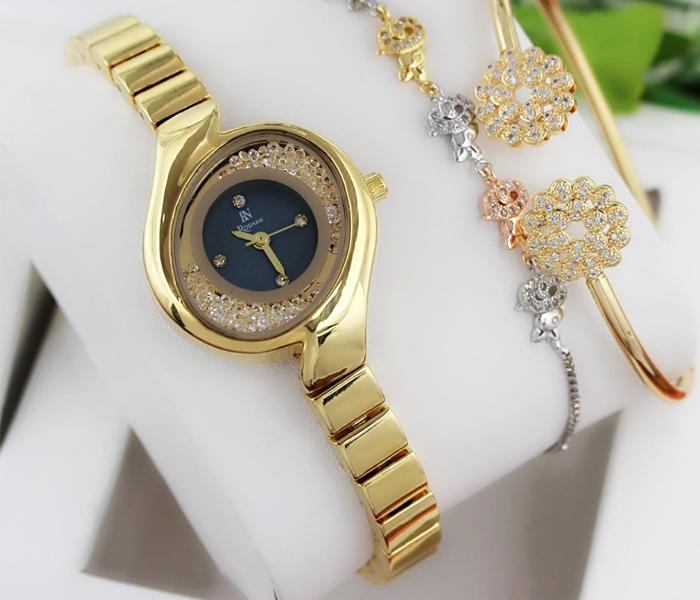 Roshan womens wrist Watch SGK25 - Gold - Zoom Image