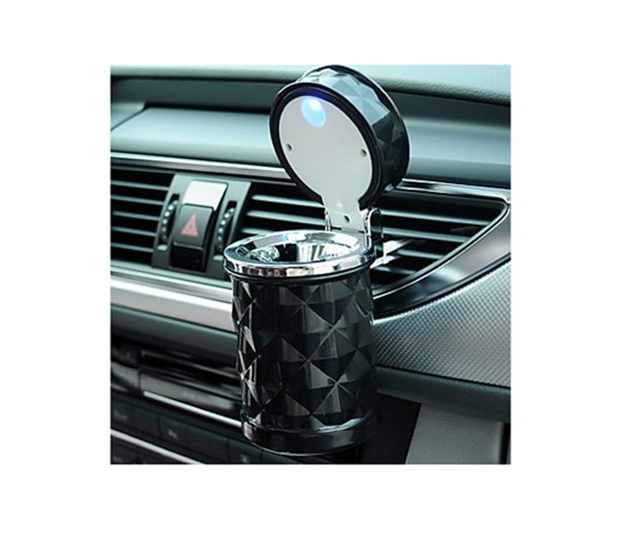 Luxury Portable Car Ashtray Cigarette Ashtray - Black - Zoom Image