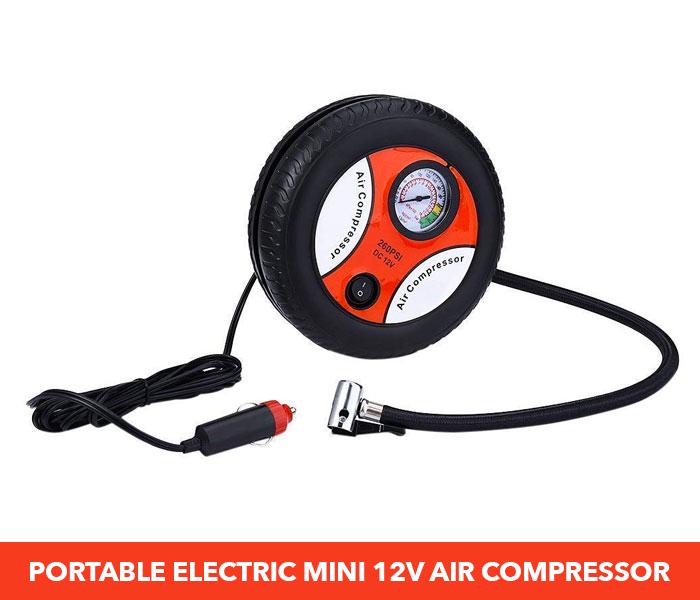 Air Compressor For Cars DC 12V JA104 - Black - Zoom Image 5