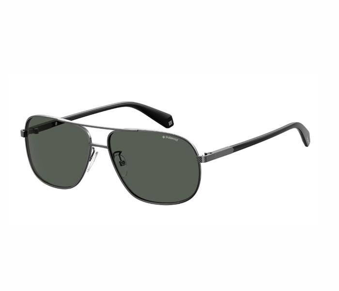 Polaroid Aviator Sunglasses PLD 2074/S/X KJ1 60M9 For Men Dark Ruthen With Grey Polar Lens - Zoom Image 1