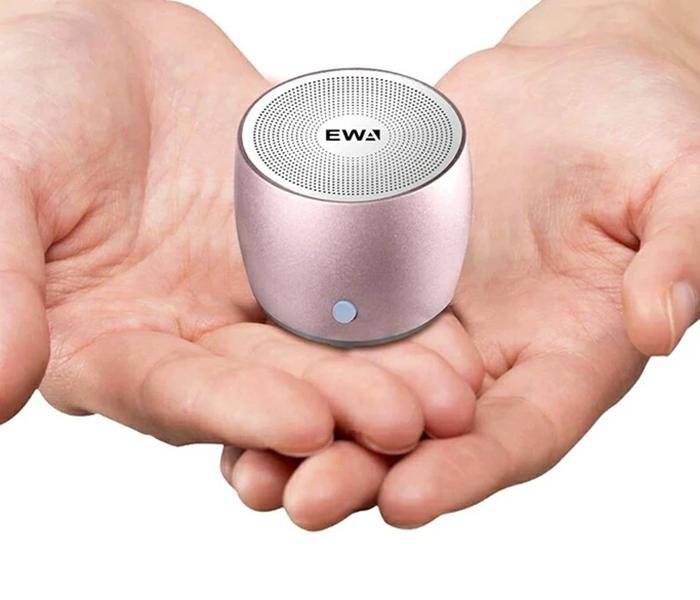 Super Quality EWA A103 Portable Wireless Bluetooth Small Metal Speaker For Mobile Phone/PC/Tablets - Pink - Zoom Image 2