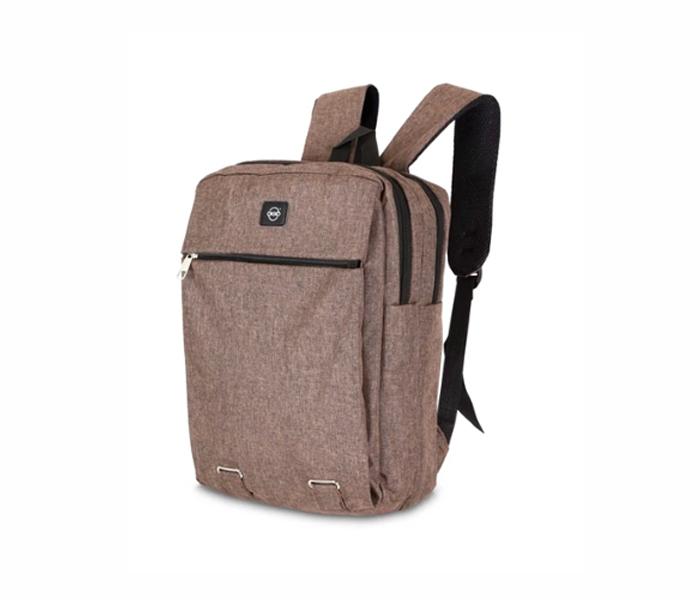 Okko Casual Backpack with USB port, GH-202, 16 Inch For Unisex - Brown - Zoom Image 2