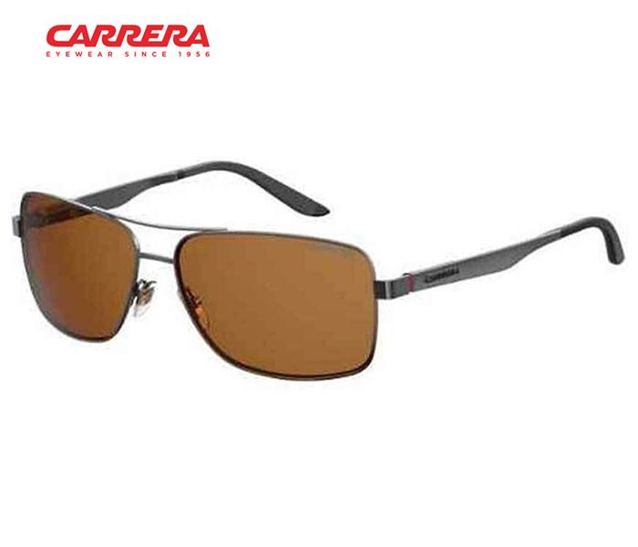 Carrera Gradient Rectangle Sunglasses CARRERA 8014/S KJ1 6170 For Men Dark Ruthen With Brown Lens - Zoom Image