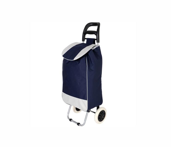 Portable Shopping Trolley Bag - Blue - Zoom Image