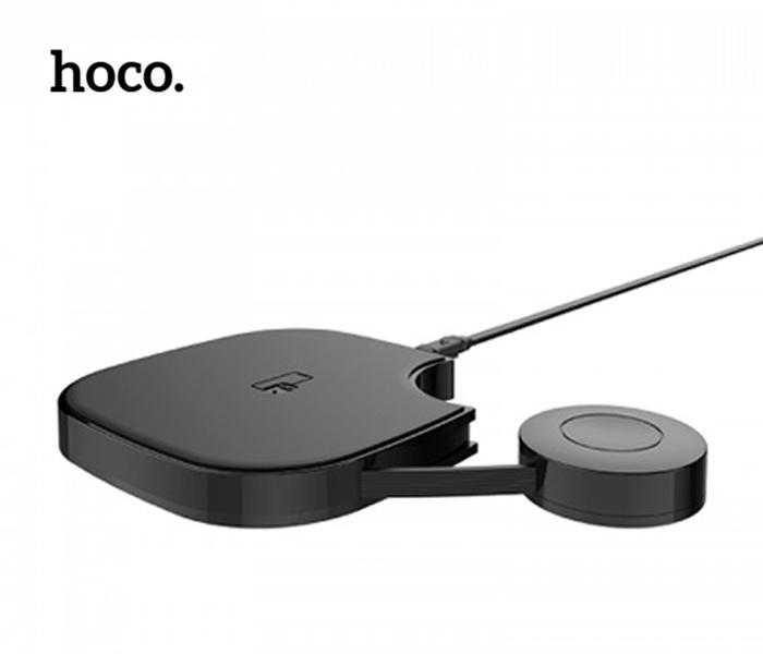 HOCO Wireless charger S5 Rich power 2-in-1 charging dock - Black - Zoom Image 2