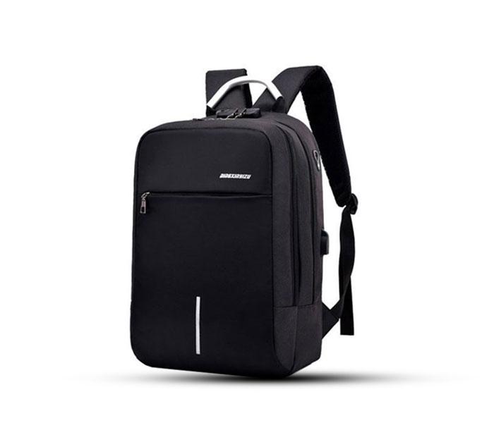 Unisex Anti-theft Backpacks USB Charging Travel Large Capacity Laptop Backpack - Black - Zoom Image 2