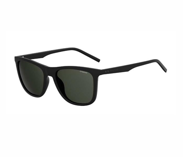 Polaroid Rectangle Sunglasses PLD 2049/S 003 55M9 For Men Matte Black With Grey Polar Lens - Zoom Image