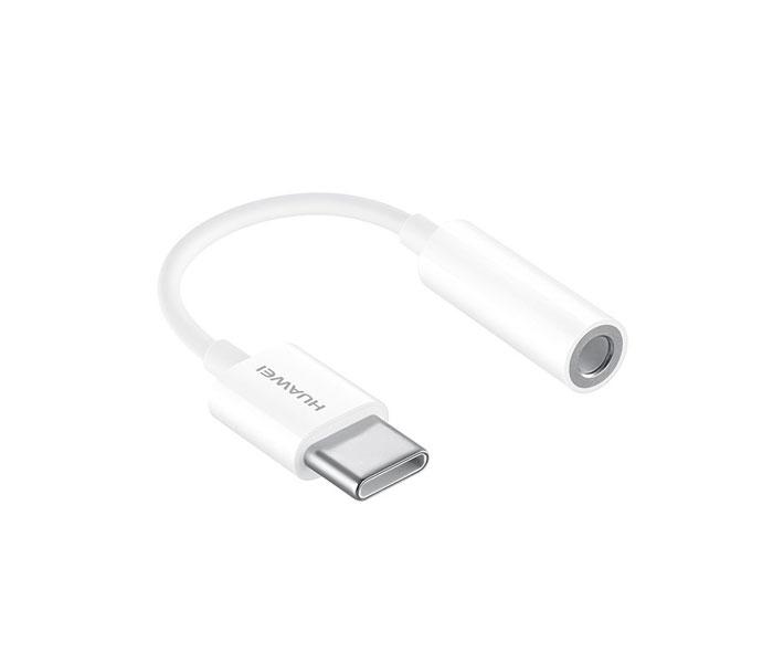 Huawei Type C to 3.5 MM Adapter HUW-ADPT-CM20  - White - Zoom Image 1