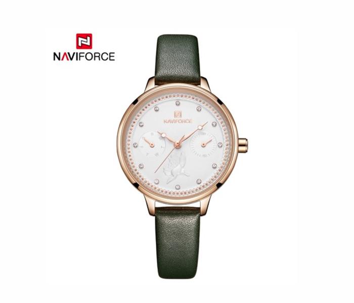 Naviforce 5003 Quartz Watches Water Resistant For Women - Green - Zoom Image 1