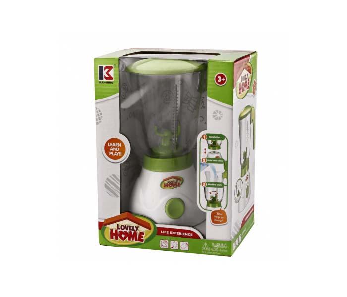 Kai Ming Lovely Home, Plastic Blender For Kids 350 ml - White And Green - Zoom Image 3