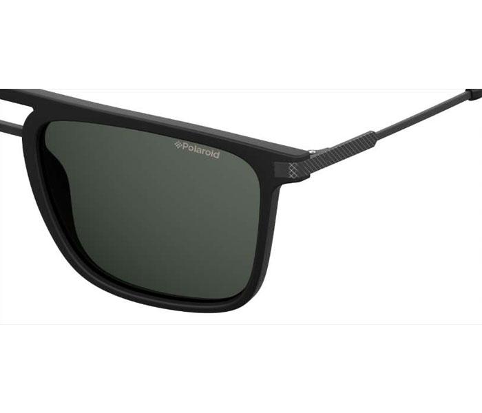 Polaroid Square Sunglasses PLD 2060/S 003 56M9 For Men Matte Black With Grey Polar Lens - Zoom Image 3