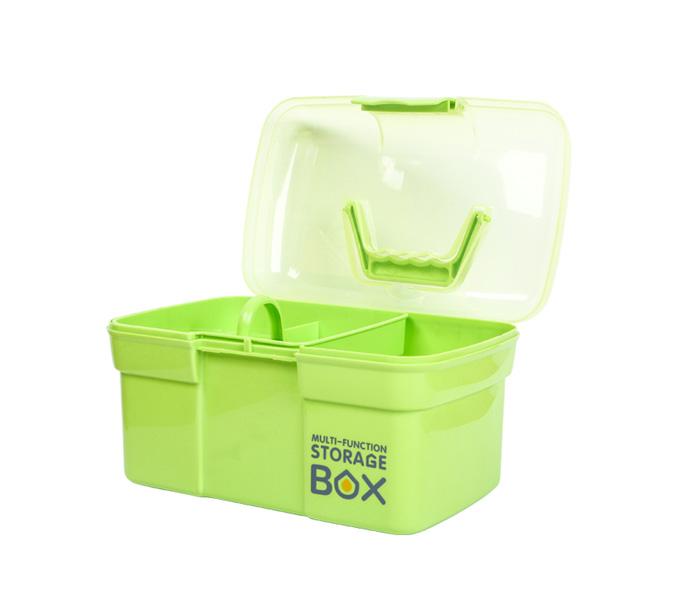 Multi-Function Plastic Storage Box Green - Zoom Image 1