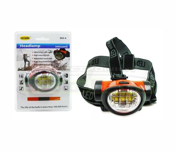 Linterna Tipo Cintillo Headlamp Modelo 603-6 - Black - Zoom Image 2