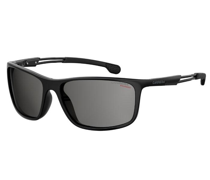 Carrera Rectangle Sunglasses CARRERA 4013/S 807 62M9 For Unisex Black With Grey Polar Lens - Zoom Image 1