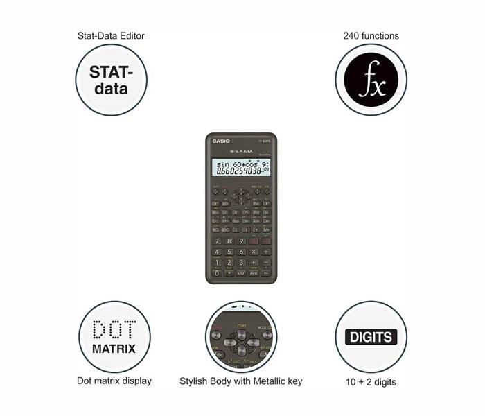 Casio FX-82 MS 2nd Edition Scientific Calculator - Zoom Image 4