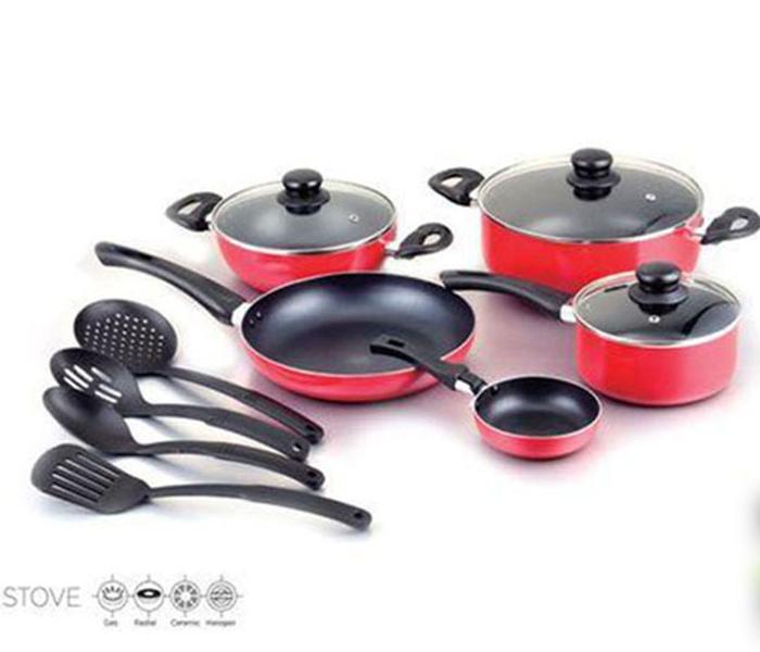 Delcasa DC1159 Earnest Non Stick Cookware Set - 12 Pieces - Zoom Image