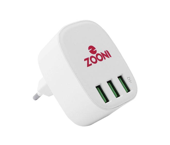 Zooni CHJ-805 Fast Charging 5 USB Port EU Plug Travel Adapter - Zoom Image 1