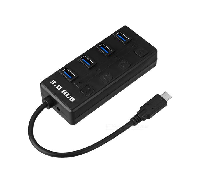 BSTUO 10 Gbps High Speed 4-Port USB 3.1 Type-C Hub - Zoom Image 2