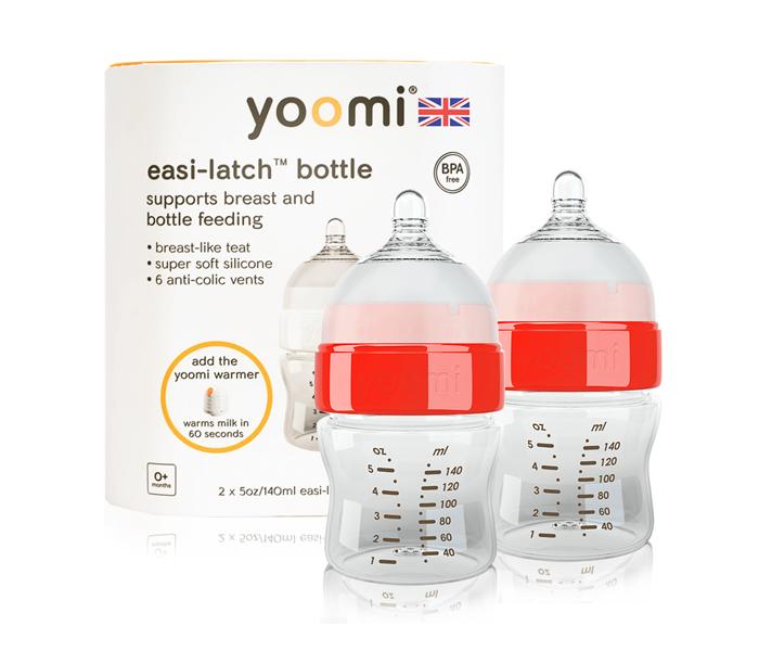 YOOMI 5oz feeding bottle + slow flow teat (Double Pack) (White) UK Y25B_YCCW - Zoom Image 2