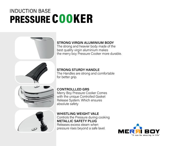 Merri Boy Induction Base Pressure Cooker JPE4299 - 3L Capacity - Zoom Image 3