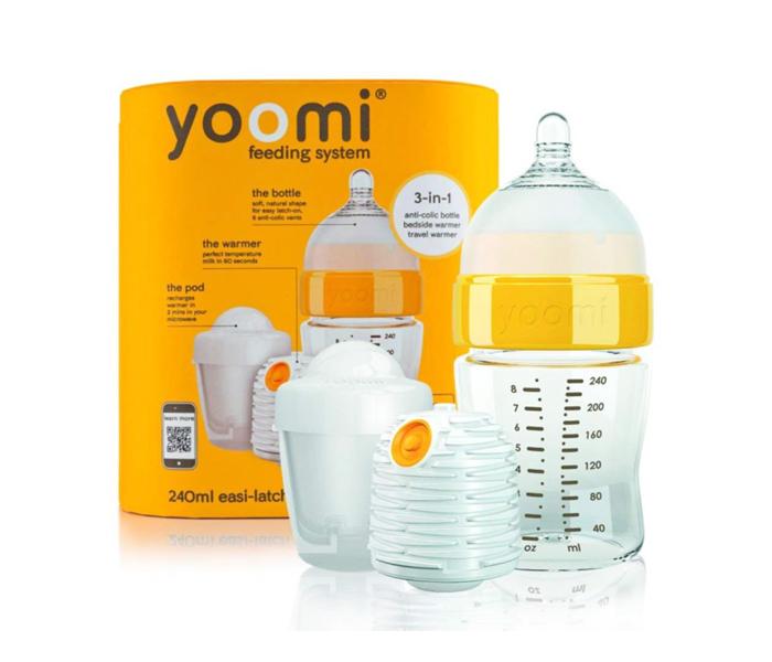 YOOMI 8oz feeding bottle + warmer + slow flow teat + pod (Gold) Uk Y18B1W1P_YCCGD - Zoom Image 3