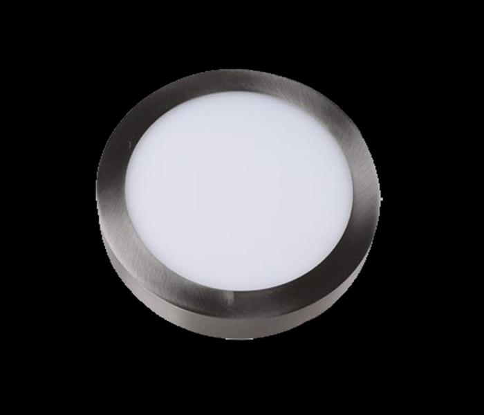 24W LED Satin Nickel Surface Panel Light PAN24D/SF/SN/OM - Daylight - Zoom Image