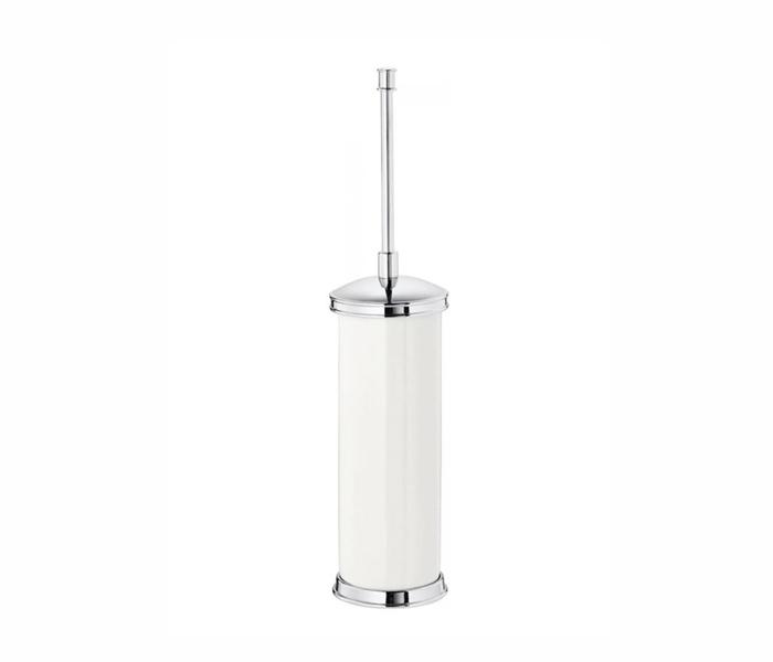 IKEA Toilet Brush Holder MX-24123007 - White and Silver - Zoom Image