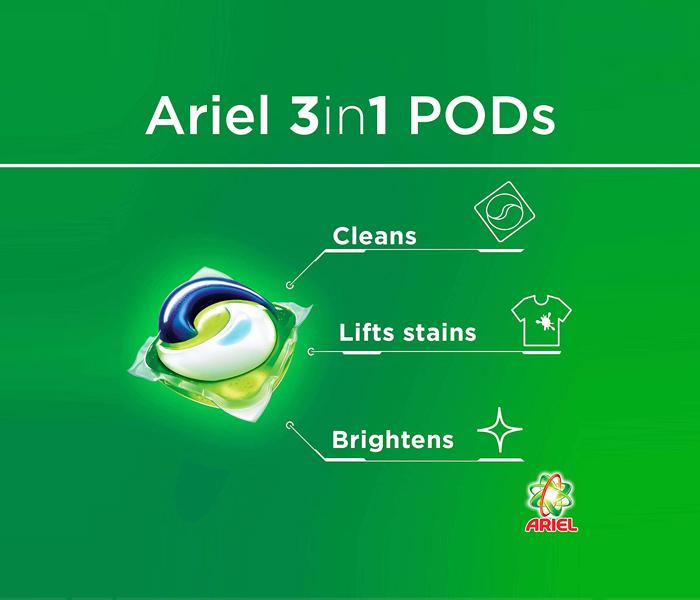 Ariel 3 in 1 Pods, Power Capsules With Touch Of Freshness Downy - 15 X 27 Gm - Zoom Image 4