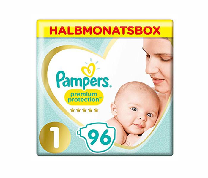 Pampers Premium Protection Diapers Size 1, Mega Boxes, 96 Count - Zoom Image 1