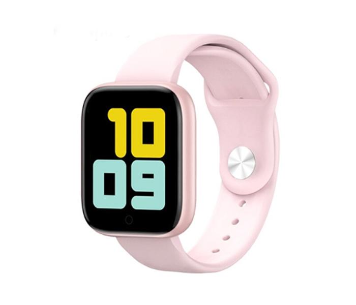 T85 Men Women Silicon Band Smart Watch Waterproof Heart Rate Blood Pressure Monitor Sport Mode Healthy Fitness Tracker - Pink - Zoom Image 1