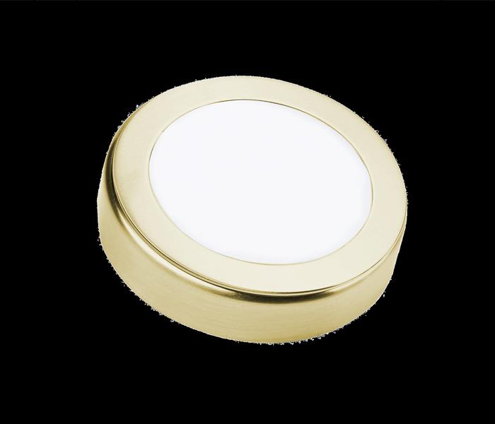 24W LED French Gold Surface Panel Light PAN24D/SF/FG/OM - Daylight - Zoom Image