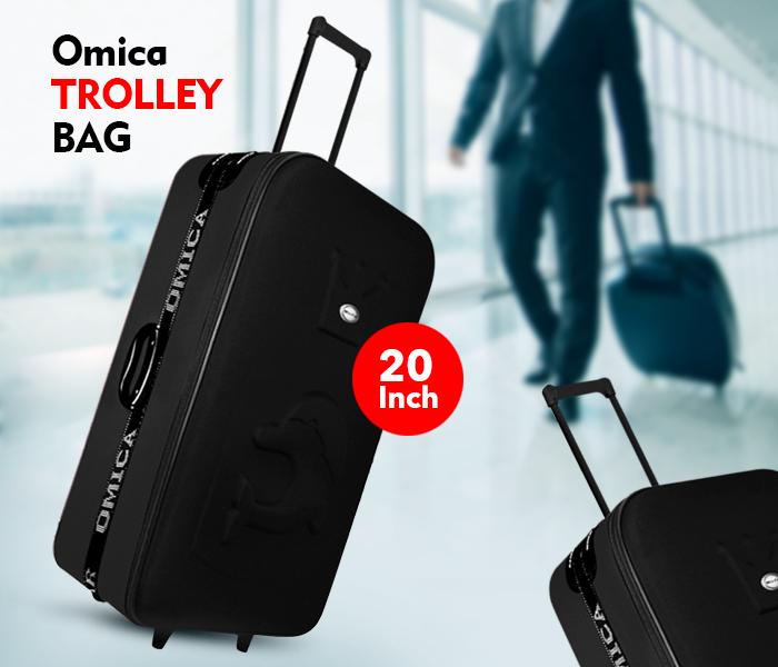 Omica 20 inch trolley bag -20i, Black JA003 - Zoom Image 2