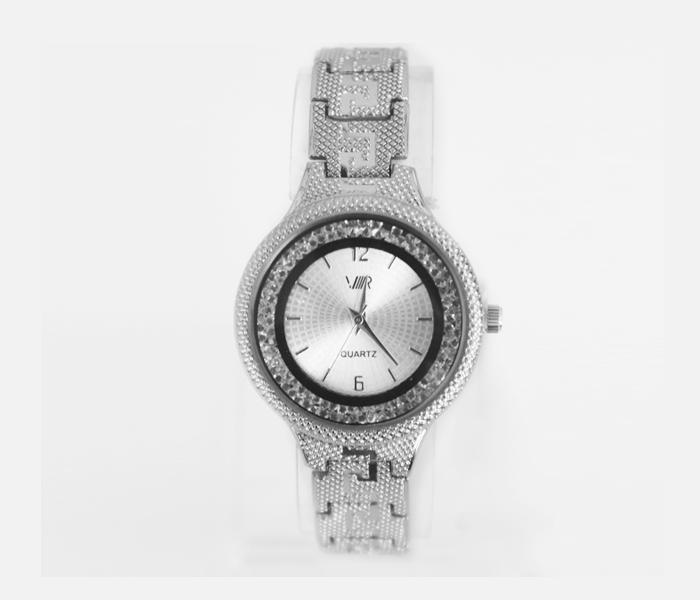 Metal Mesh New Fashion Luxury Wrist Watch For Ladies - Silver - Zoom Image 2