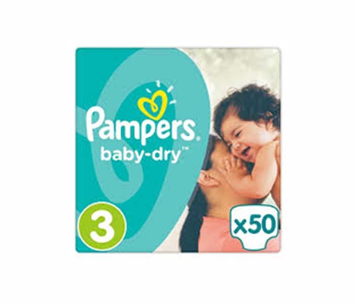 Pampers Main Line Diaper Baby-dry Size 3, Value Pack Plus, 50 Count - Zoom Image