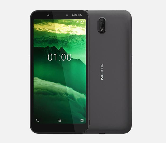 Nokia C1 5.45 inch Smartphone with 2500mah and Android 9 - Black - Zoom Image