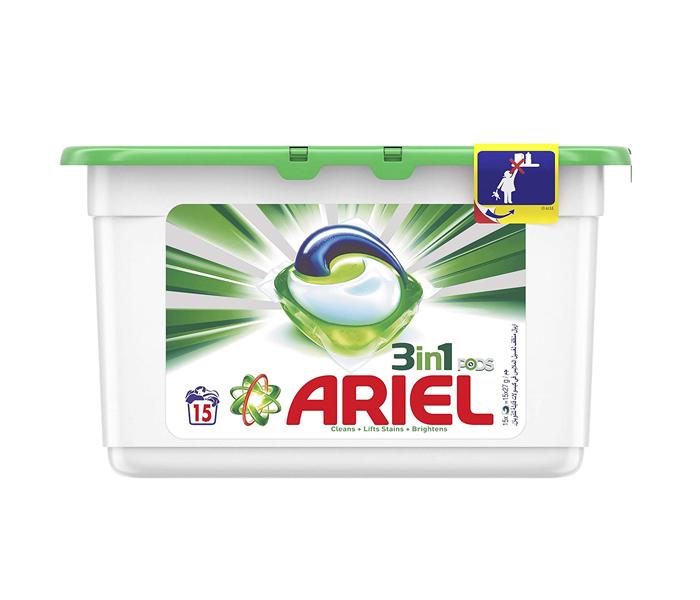 Ariel 3 in 1 Pods, Power Capsules Regular - 15 X 27 Gm - Zoom Image 1