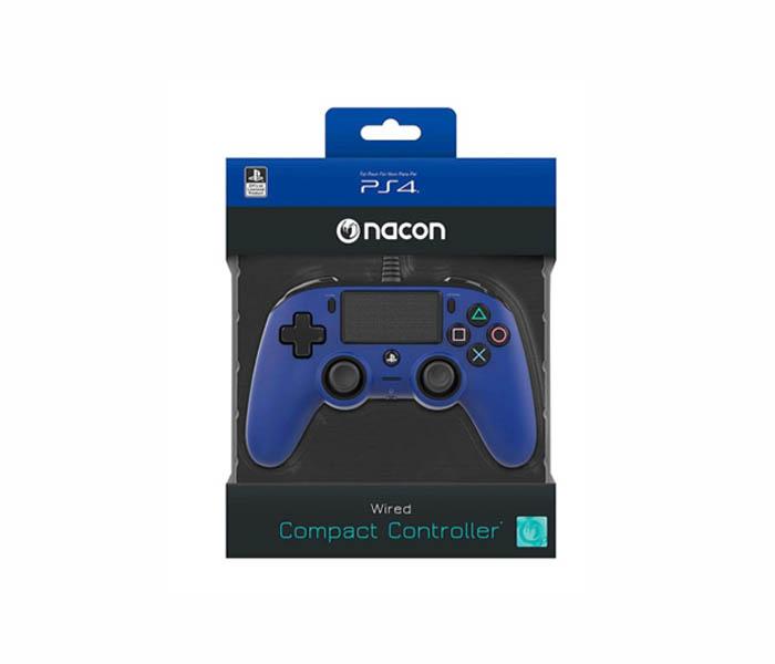 Nacon Wired Compact Controller for PS4 (Blue) PlayStation 4 - Zoom Image 3