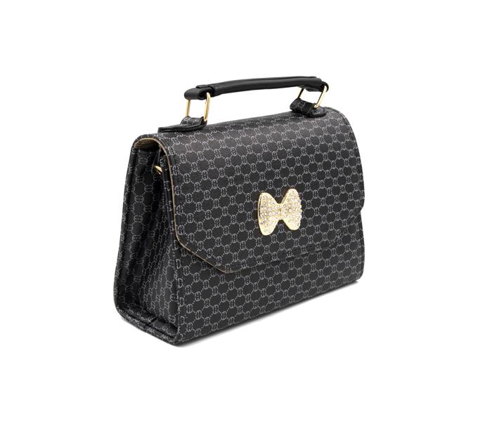 Fashion PU Leather  Messenger Bag MG006  - BLACK - Zoom Image 2