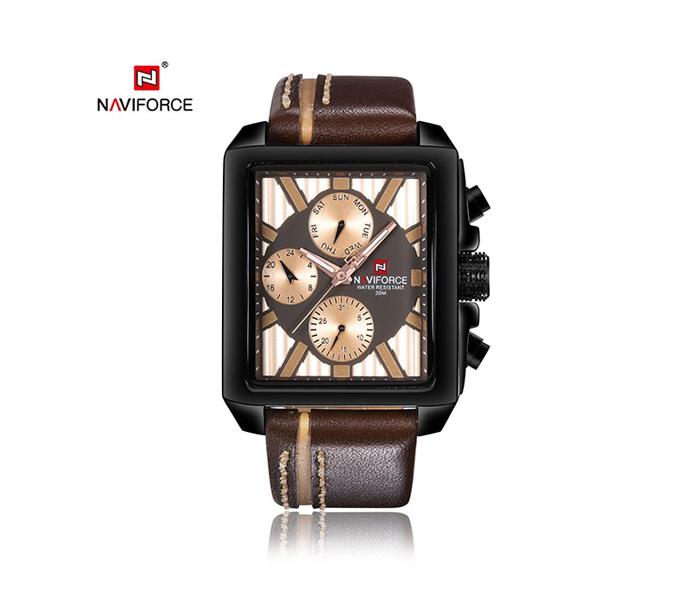 NAVIFORCE Mens Wrist Watch B-RG-BN NF9111 - Zoom Image